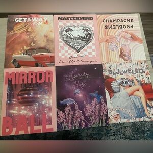 6 Taylor Swift Theme 8x10 Canvas Decor Sheets